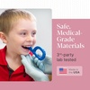 image:imageARK Textured Grabber Sensory Chew Standard Softest MagentaYellow  Standard for Mild Chewing