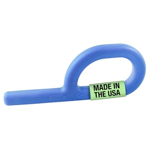 image:imageARK Grabber Sensory Chew Tool XT Firm Lime GreenRoyal Blue  Toughest for Avid Chewing