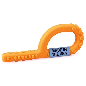 image:imageARK Textured Grabber Sensory Chew Standard Softest MagentaOrange  Toughest for Avid Chewing