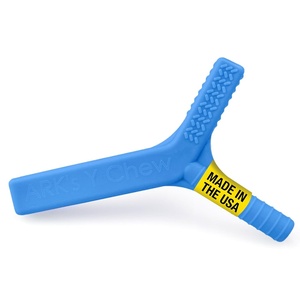 image:imageARK YChew Sensory Chew Standard Softest Light YellowRoyal Blue  Toughest for Avid Chewing